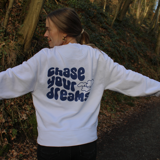 Oversize Sweatshirt "chase your dreams"