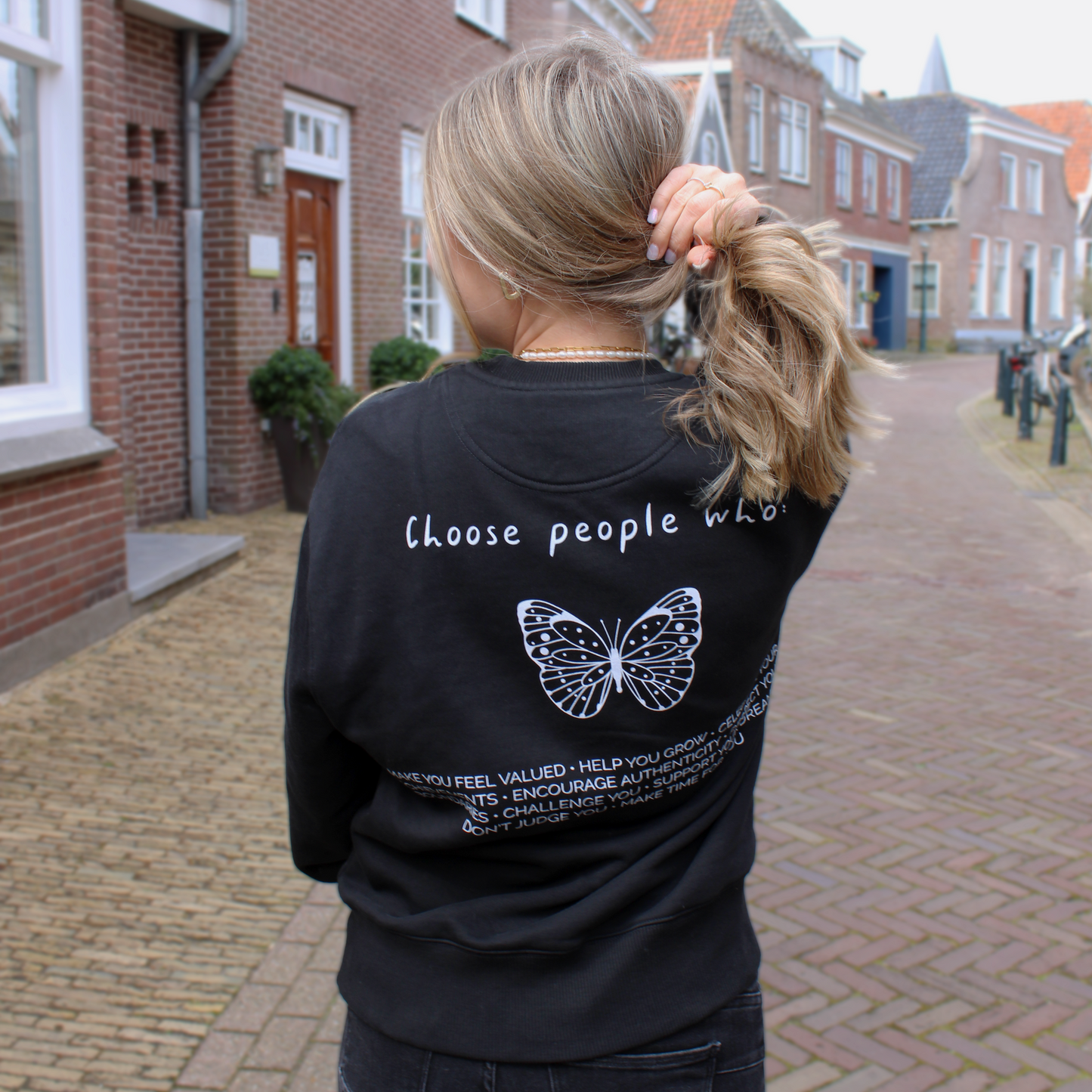 Oversize Sweatshirt "choose people"