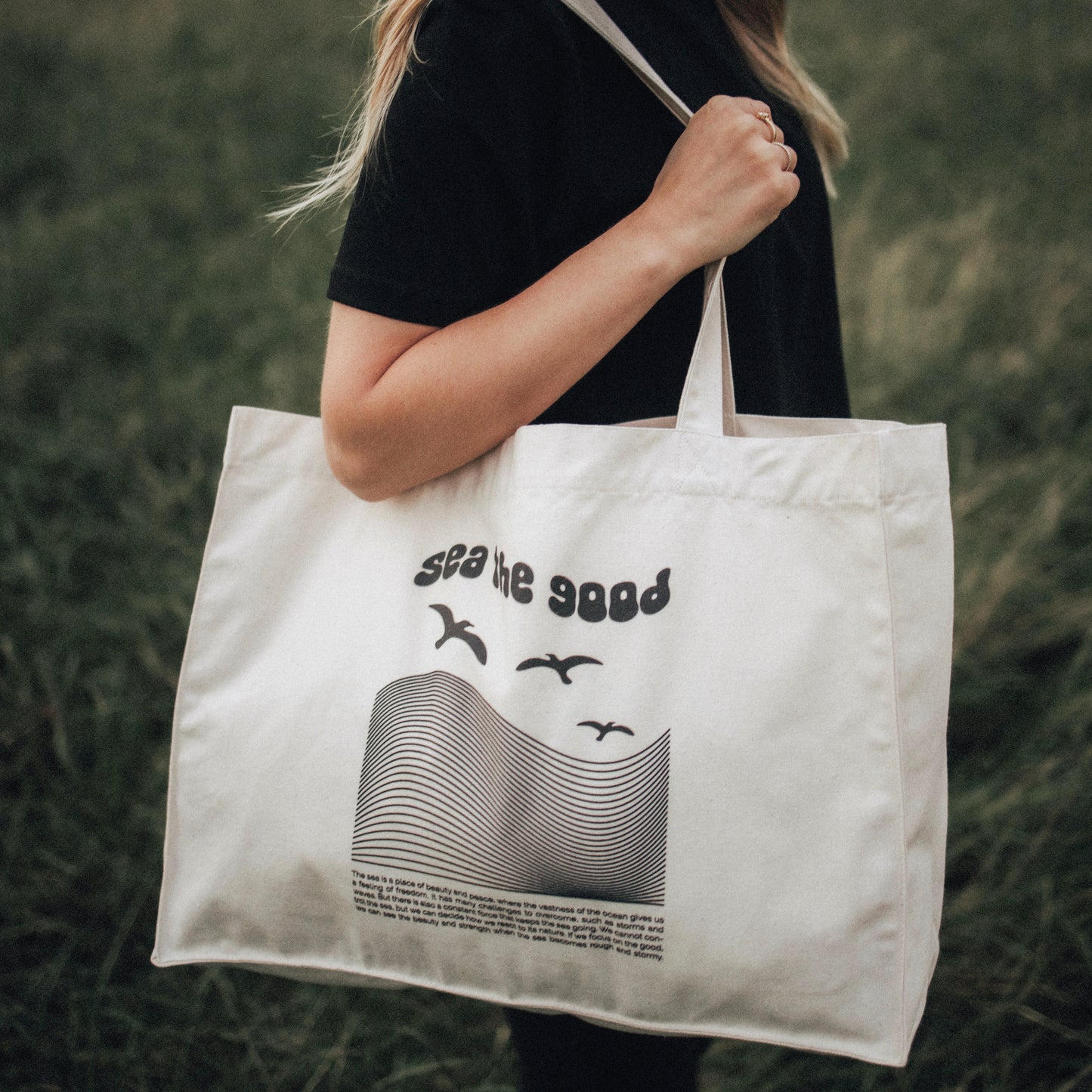 Shopping Bag "sea the good"