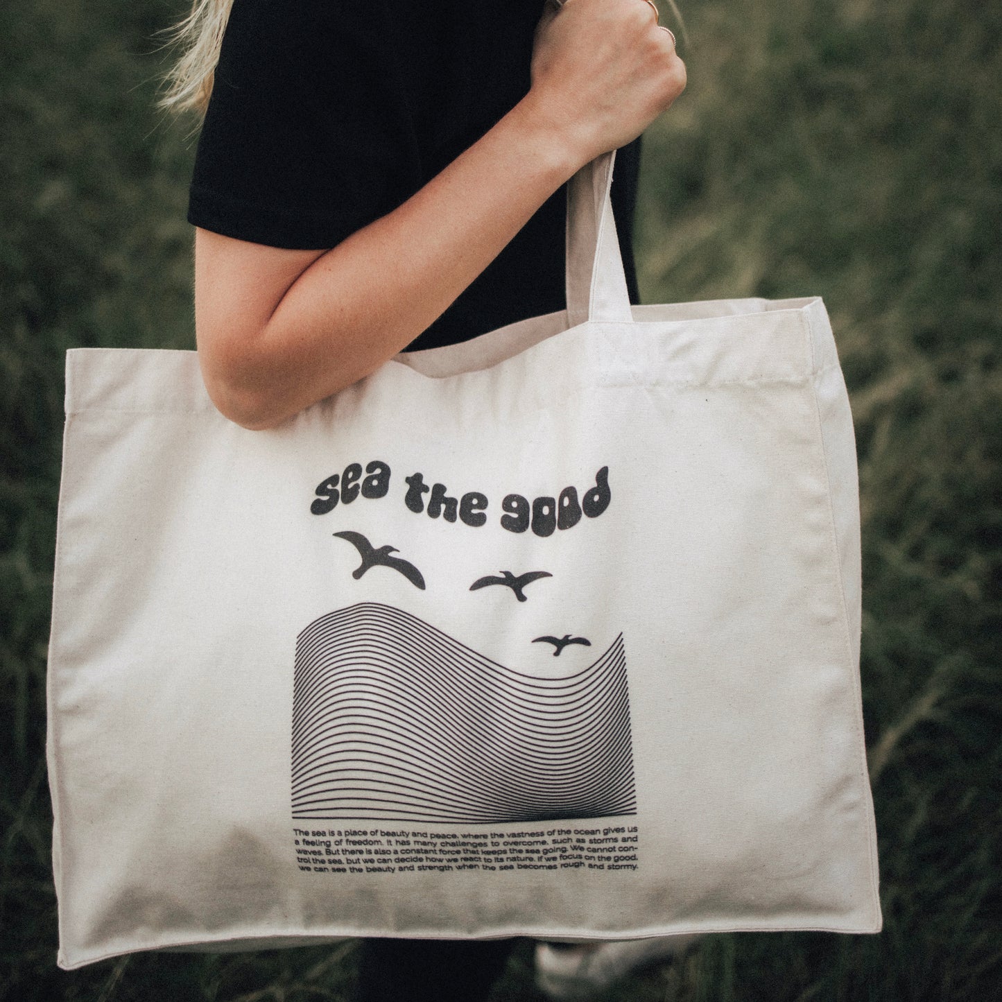 Shopping Bag "sea the good"