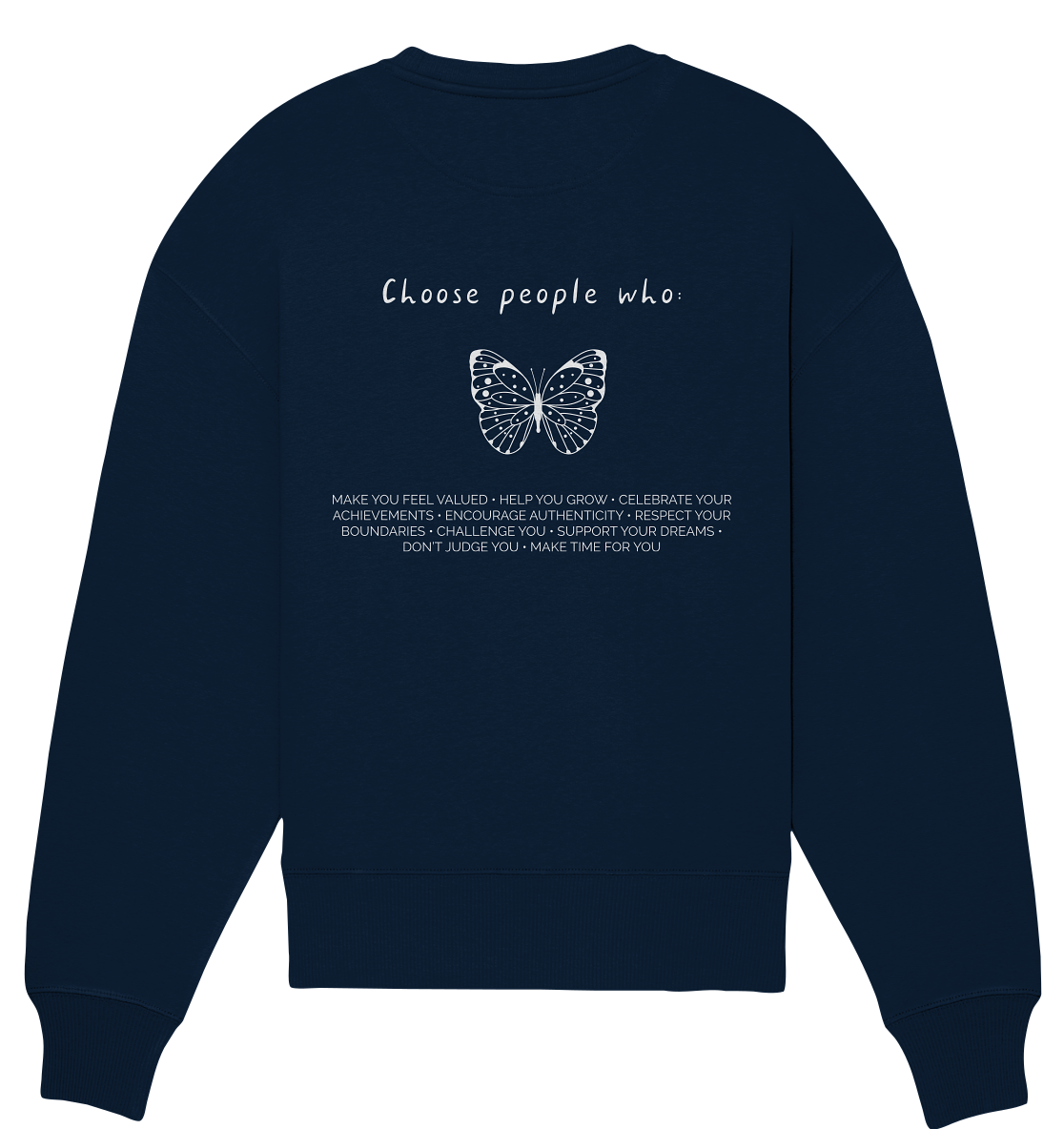 Oversize Sweatshirt "choose people"