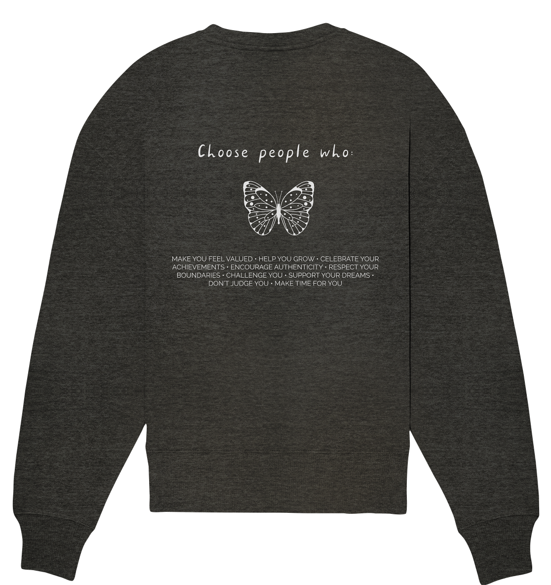 Oversize Sweatshirt "choose people"