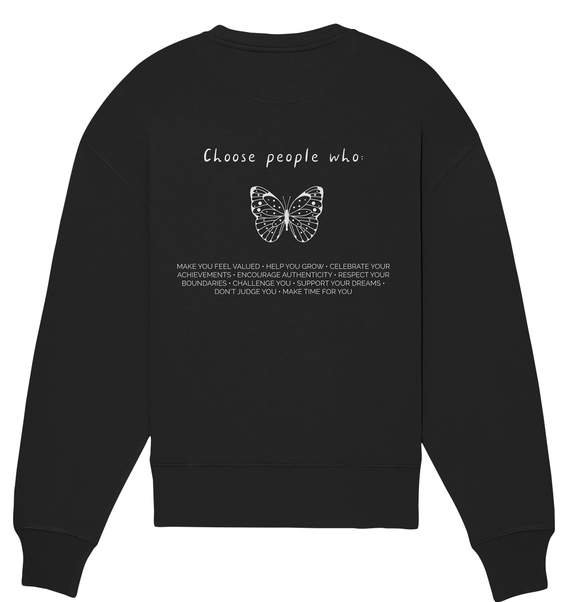 Oversize Sweatshirt "choose people"