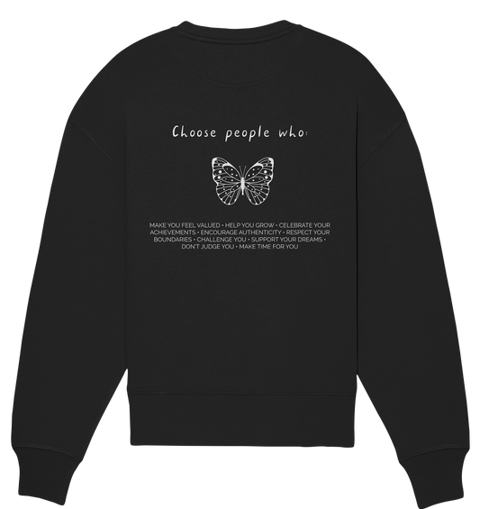 Oversize Sweatshirt "choose people"