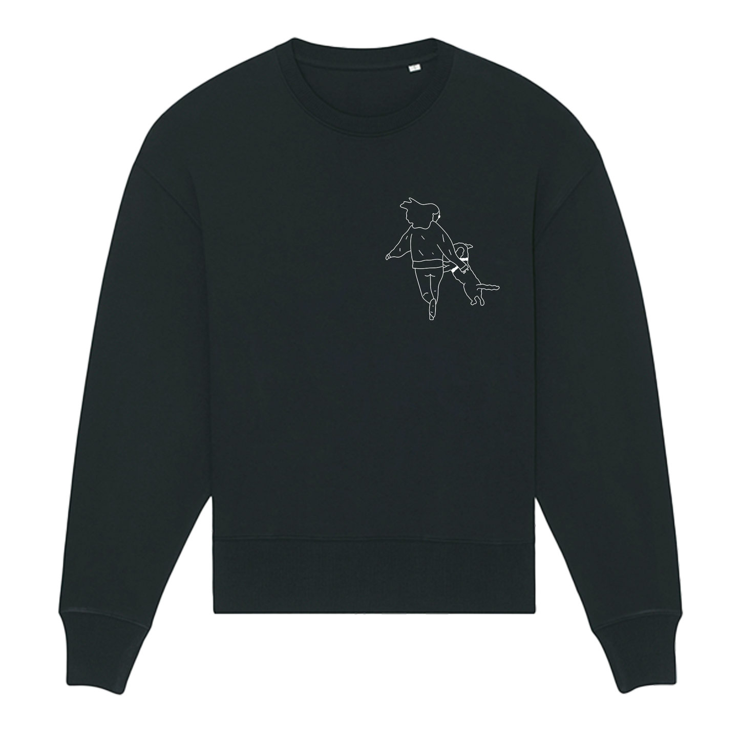 Oversize Sweatshirt mit personalisierter Illustration