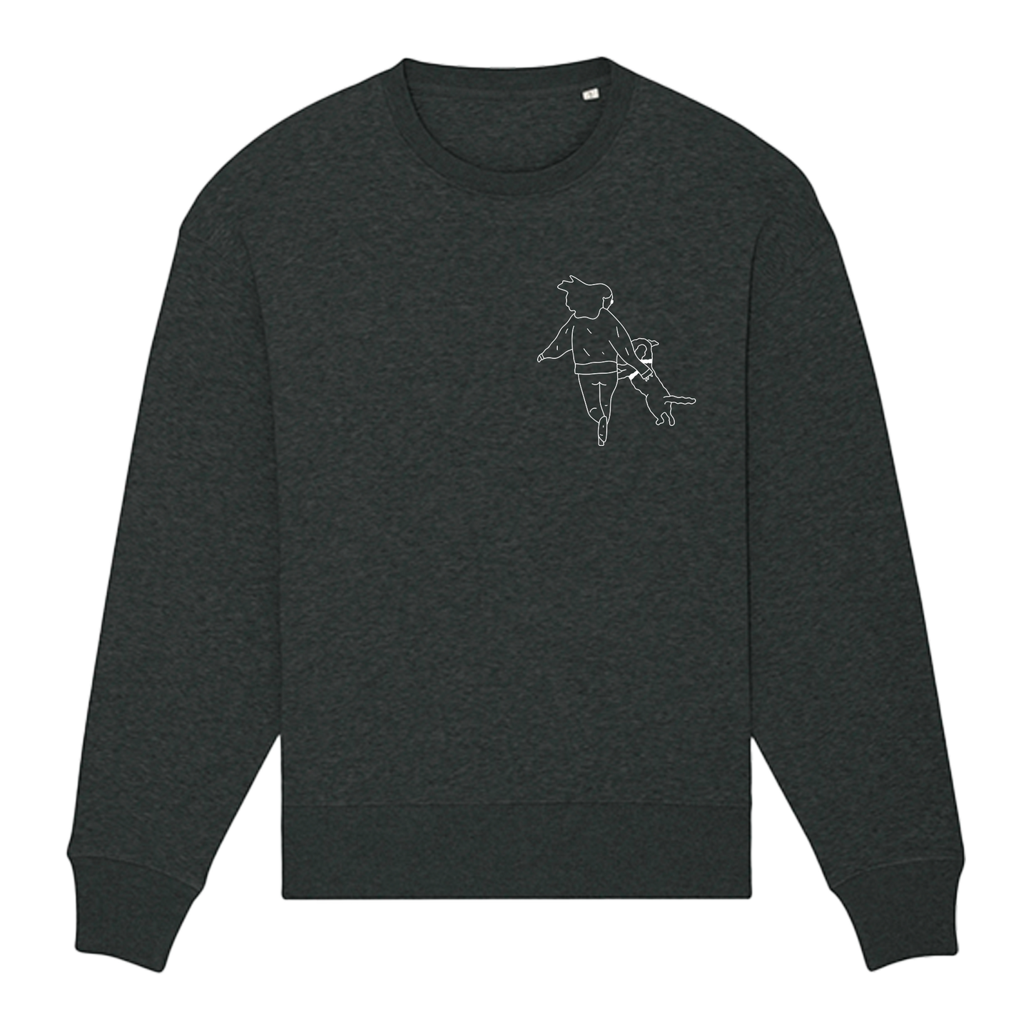 Oversize Sweatshirt mit personalisierter Illustration