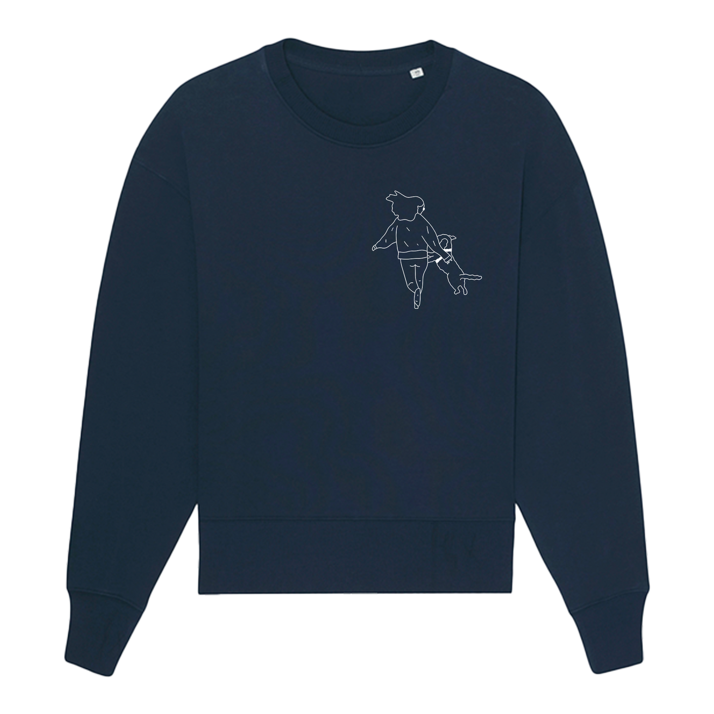 Oversize Sweatshirt mit personalisierter Illustration