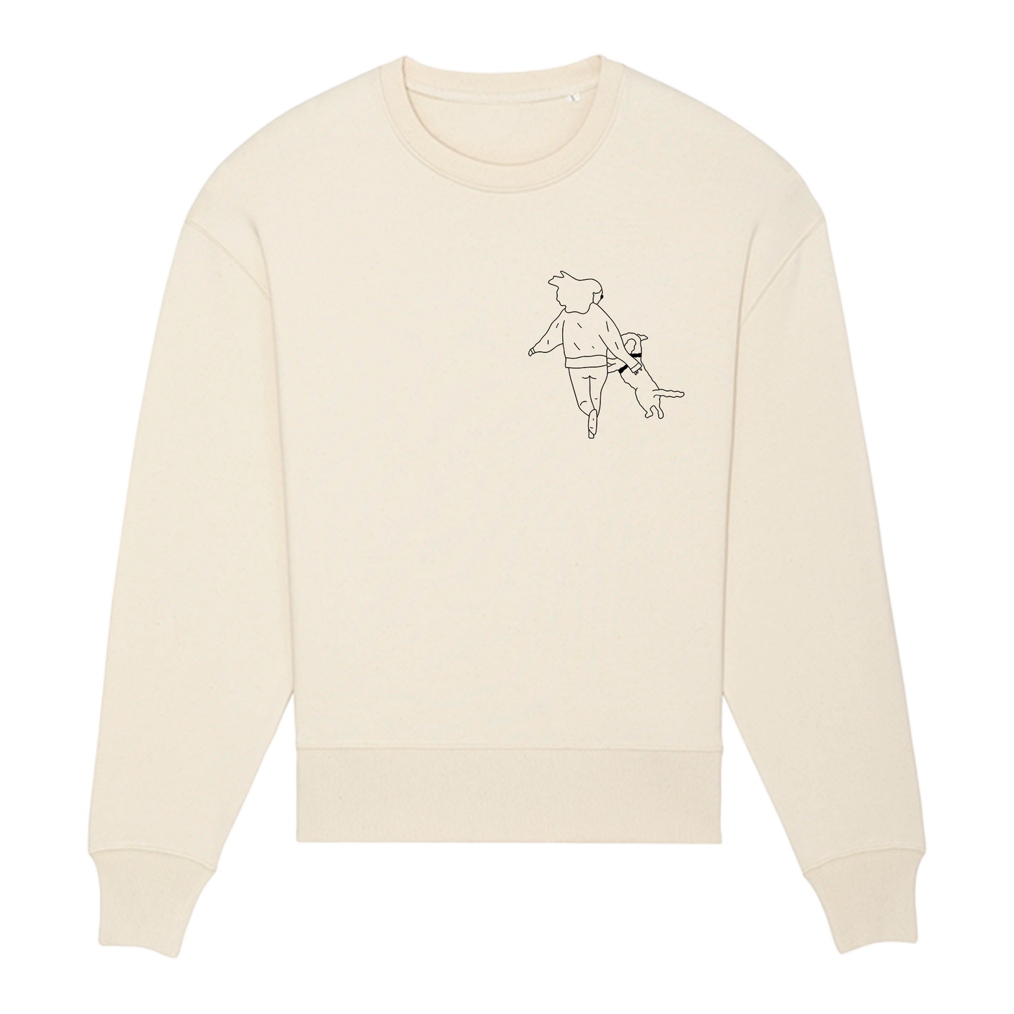 Oversize Sweatshirt mit personalisierter Illustration